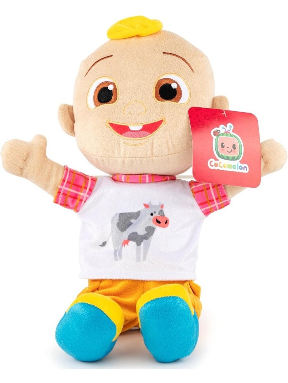 CoComelon JJ Stuffed Pillow Buddy - Super Soft Polyester Microfiber, 17 inch